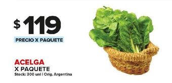 Carrefour Maxi Acelga x paquete oferta