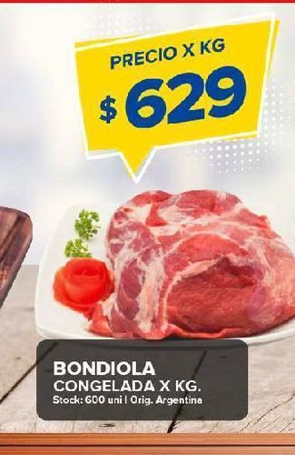 Carrefour Maxi Bondiola congelada x kg oferta