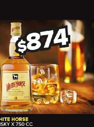 Carrefour Maxi Whisky white horse x 750 cc oferta