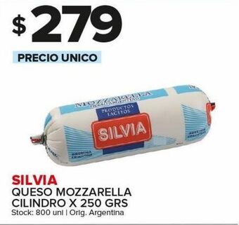 Carrefour Maxi Queso mozzarella silvia x 250g oferta