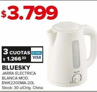 Carrefour Maxi Jarra eléctrica bluesky oferta
