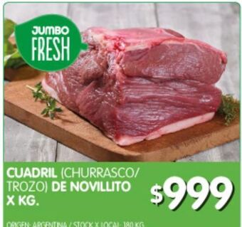 Cuadril de novillito kg