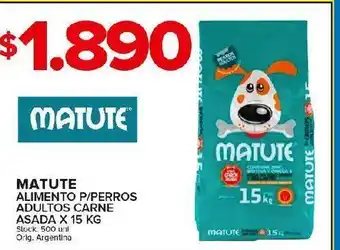 Carrefour Maxi Alimento para perros matute x 15 kg oferta