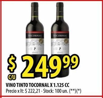 Punto Mayorista Vino tinto tocornal x 1.125 cc oferta