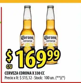 Punto Mayorista Cerveza corona x 330 cc oferta