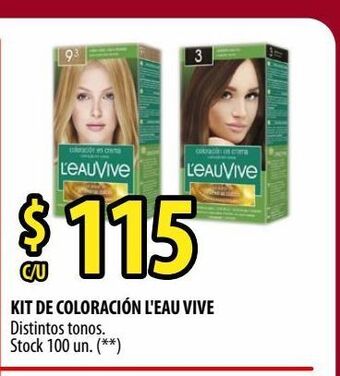 Punto Mayorista Kit de coloración l'eau vive oferta