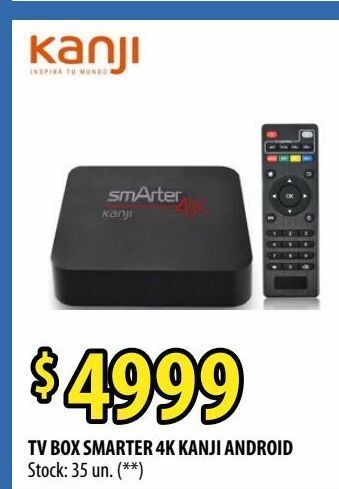 Tv box smarter 4k kanji android