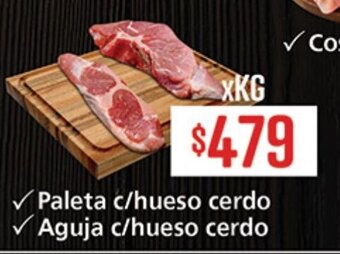 Supermercados Aiello Paleta c/hueso cerdo oferta