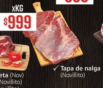 Supermercados Aiello Tapa de nalga Novillito oferta