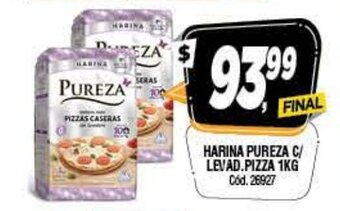 Supermercados Yaguar Harina Pureza C/Levad. Pizza 1kg oferta