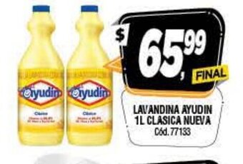 Supermercados Yaguar Lavandina Ayudin 1L Clasica nueva oferta