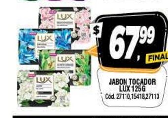 Supermercados Yaguar Jabon Tocador Lux 125g oferta