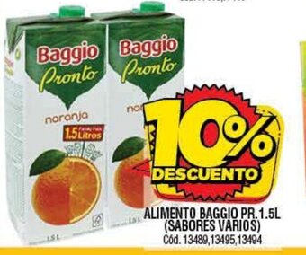 Supermercados Yaguar Alimento Baggio Pr. 1.5L oferta