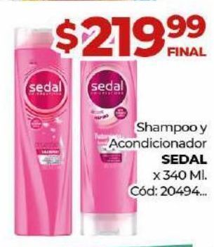 Diarco Shampoo y acondicionador sedal oferta