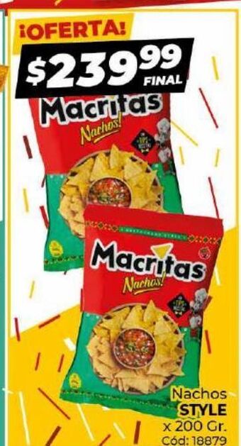 Diarco Nachos style oferta