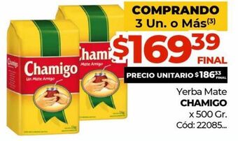 Diarco Yerba mate chamigo oferta