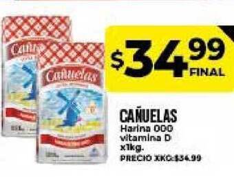 Supermayorista Vital Cañuelas Harina 000 Vitamina D x 1kg oferta
