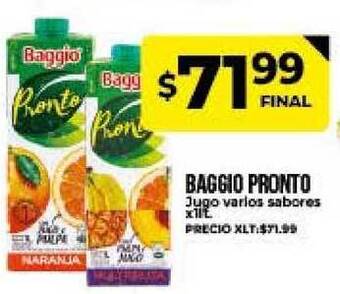 Supermayorista Vital Baggio Pronto Jugo Varios Sabores x 1lt oferta
