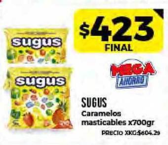 Supermayorista Vital Sugus Caramelos Masticables x 700gr oferta