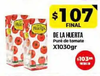 Supermayorista Vital De La Huerta Puré De Tomate x 1030gr oferta