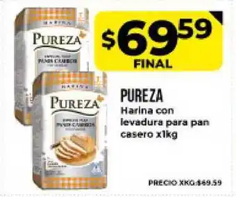 Supermayorista Vital Pureza Harina Con Levadura Para Pan Casero x 1kg oferta
