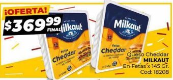 Diarco Queso cheddar milkaut oferta