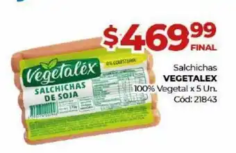 Salchichas vegetalex