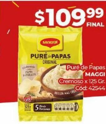 Diarco Puré de papas maggi oferta