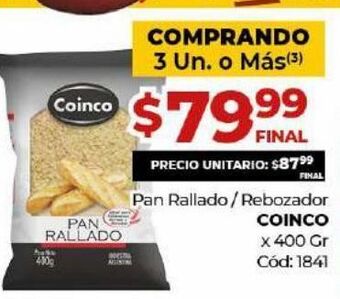 Diarco Pan rallado coinco oferta
