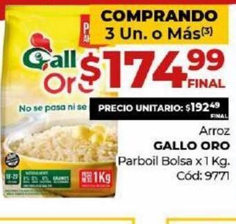 Diarco Arroz gallo oro oferta