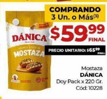Diarco Mostaza dánica oferta