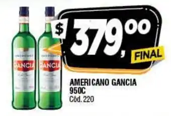 Supermercados Yaguar Americano Gancia 950c oferta