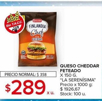 Carrefour Maxi Queso cheddar feteado oferta