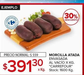 Carrefour Maxi Morcilla atada oferta