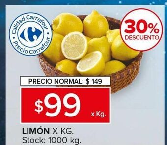 Carrefour Maxi Limon x kg oferta