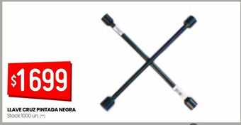 Walmart Llave cruz pintada negra oferta