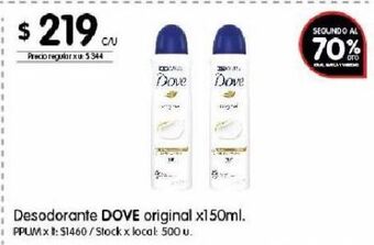 Disco Desodorante dove x 150ml oferta