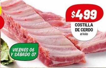 Almacor Costilla De Cerdo oferta