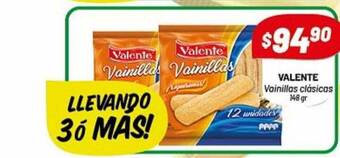Almacor Valente Vainillas Clásicas oferta