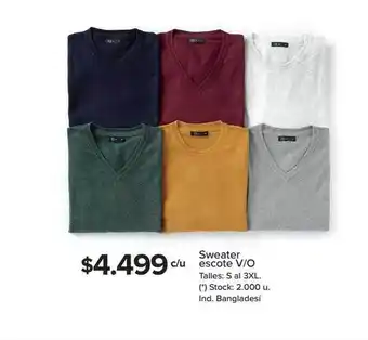Carrefour Sweater Escote V-o oferta
