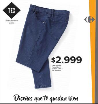 Carrefour Jean Clásico oferta