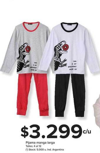 Carrefour Pijama Manga Larga oferta