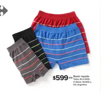 Carrefour Boxer Rayado oferta