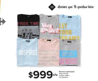 Carrefour Remera Estampada oferta