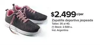 Carrefour Zapatilla Deportiva Jaspeada oferta
