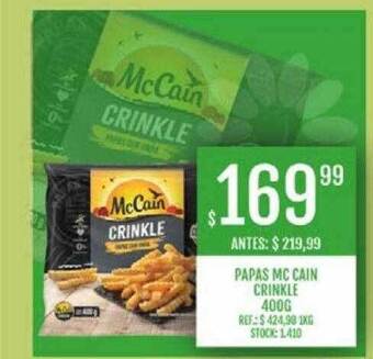 Supermercados Todo Papas Mc Cain Crinkle oferta