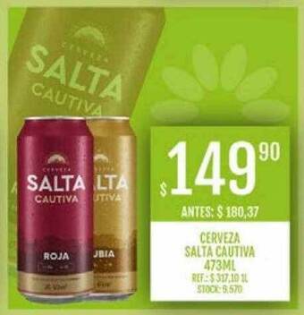 Supermercados Todo Cerveza Salta Cautiva oferta