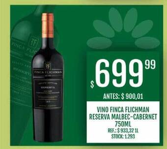 Supermercados Todo Vino Finca Flichman Reserva Malbec-cabernet oferta