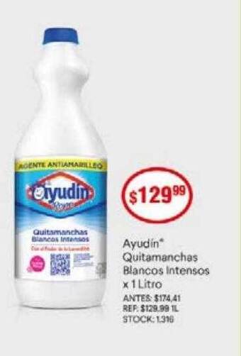 Supermercados Todo Ayudin Quitamanchas Blancos Intensos oferta