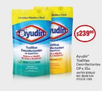 Supermercados Todo Ayudin Toallitas Desinfectantes oferta